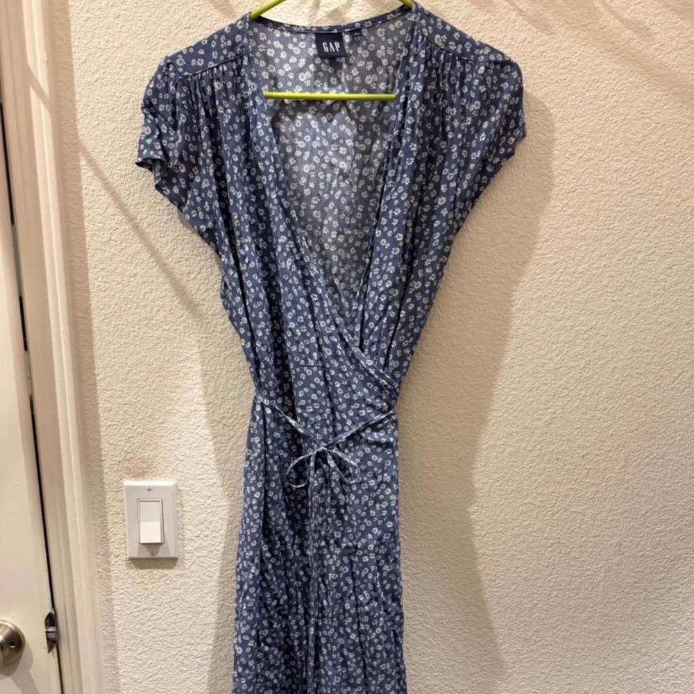 GAP Floral Wrap dress
